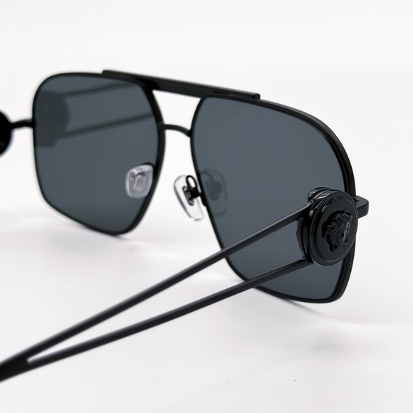 NEW VERSACE VE2269 143387 SUNGLASSES MOD 2269 1433/87 BLACK VE2269 1433/87 - Picture 8 of 11